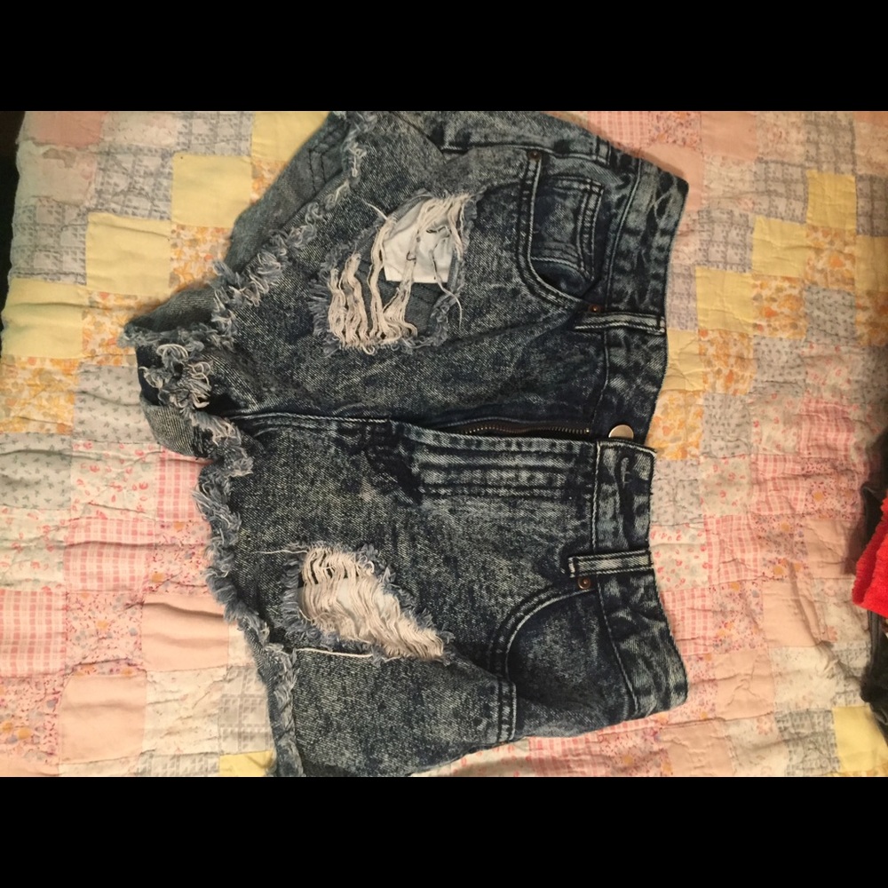 High waisted shorts